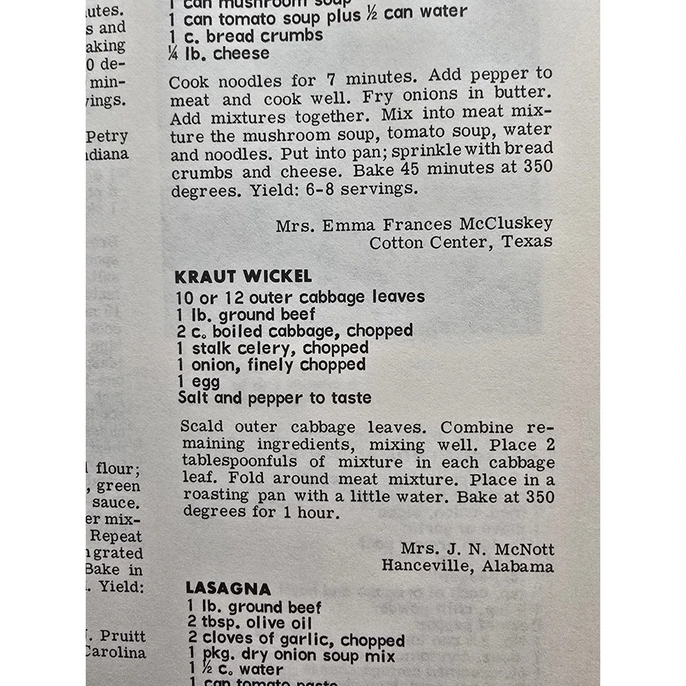 Favorite Recipes Press Ground Beef Cookbook 1967 Vintage‎ Red Good 500+ Recipes